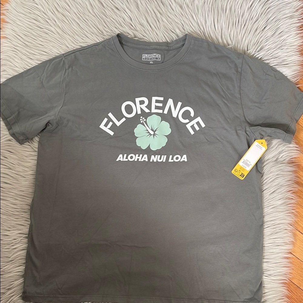 Gray Florence Graphic T-Shirt